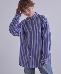 JUNRED | 先染めストライプシャツ(シャツ/ブラウス)