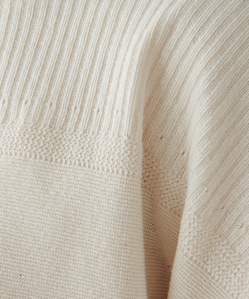 PUAL CE CIN(ピュアルセシン)の「布帛インナーブラウス付ニットベスト(ニット/セーター・レディース・キナリ/グレー・FREE)」の18枚目の写真