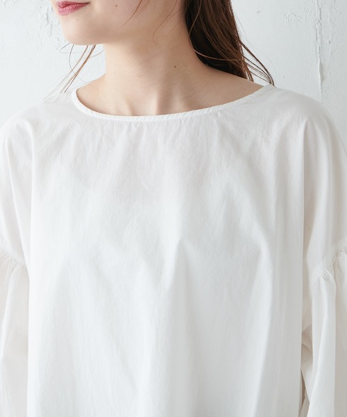 PUAL CE CIN(ピュアルセシン)の「布帛インナーブラウス付ニットベスト(ニット/セーター・レディース・キナリ/グレー・FREE)」の22枚目の写真