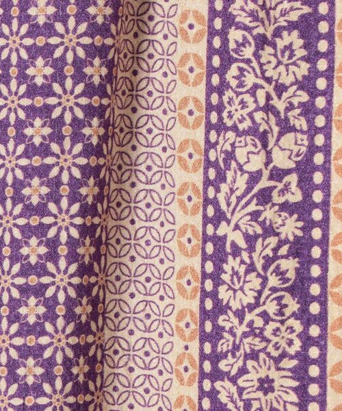 SHIPS any（シップス エニィ）の「SHIPS any: パネル プリント イージー パンツ〈ウォッシャブルアイテム〉◇（その他パンツ・レディース・ネイビー/パープル・ONE SIZE）」の3枚目の写真