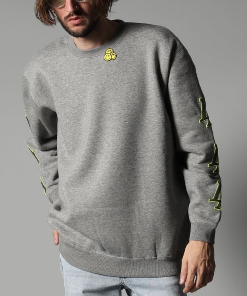 STUD MUFFIN/スタッドマフィン/裏毛起毛 LAサガラパッチ スエット