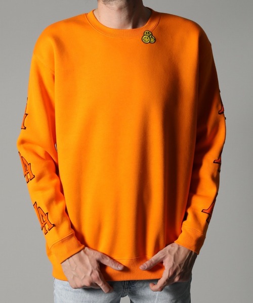 STUD MUFFIN/スタッドマフィン/裏毛起毛 LAサガラパッチ スエット