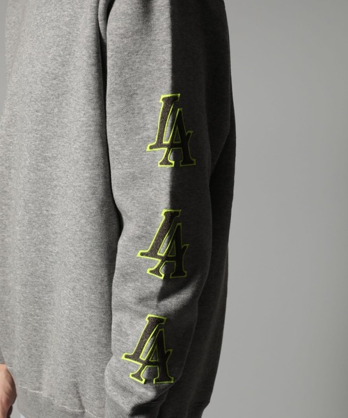 STUD MUFFIN/スタッドマフィン/裏毛起毛 LAサガラパッチ スエット