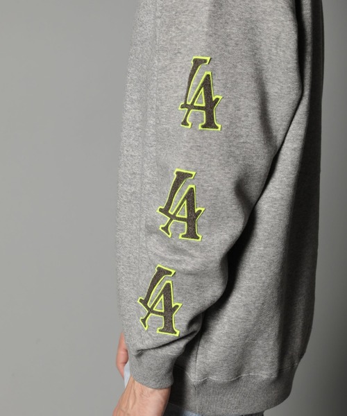 STUD MUFFIN/スタッドマフィン/裏毛起毛 LAサガラパッチ スエット