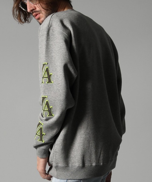 STUD MUFFIN/スタッドマフィン/裏毛起毛 LAサガラパッチ スエット