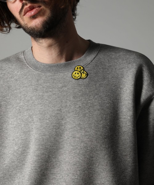 STUD MUFFIN/スタッドマフィン/裏毛起毛 LAサガラパッチ スエット