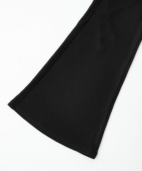 X-girl（エックスガール）の「EASY FLARE PANTS（その他パンツ・レディース・ライトブルー/ブラック/オレンジ・S/M/XS）」の17枚目の写真