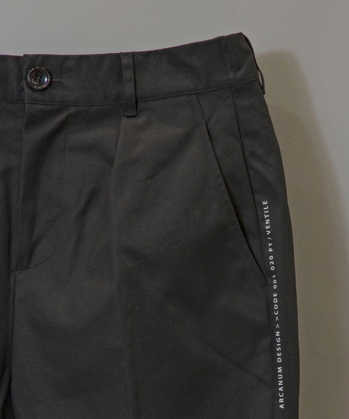 JACKROSE(ジャックローズ)の「AR VENTILEワイドテーパードパンツ(チノパンツ・メンズ・ブラック/ベージュ/カーキ・S/M/L)」の7枚目の写真