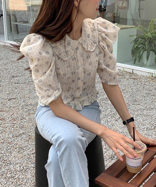 レディーストップス シャツ ブラウス 花柄 バラ柄プリント 長袖 XS S M L 楽天市場】薔薇柄（トップス｜レディースファッション）の通販