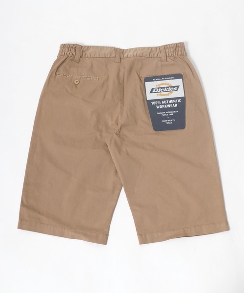Dickies（ディッキーズ）の「Dickies（ディッキーズ）ストレッチツイルショーツ/ハーフパンツ/カラーパンツ（チノパンツ・メンズ・ブラック/ベージュ/ネイビー/ブルー/マスタード/カーキオリーブ/レッド系・M/L/XL）」の9枚目の写真