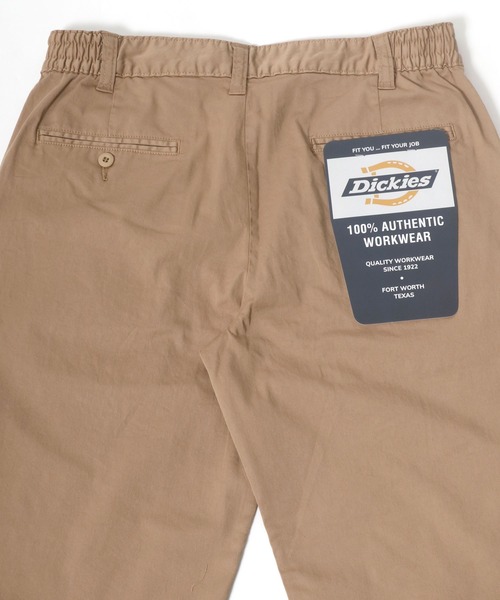 Dickies（ディッキーズ）の「Dickies（ディッキーズ）ストレッチツイルショーツ/ハーフパンツ/カラーパンツ（チノパンツ・メンズ・ブラック/ベージュ/ネイビー/ブルー/マスタード/カーキオリーブ/レッド系・M/L/XL）」の14枚目の写真