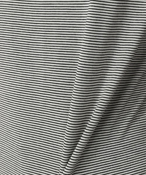 LOWRYS FARM（ローリーズファーム）の「ボーダーリンガーＴＳＳ　950357（Tシャツ/カットソー・レディース・イエロー/グリーン/ブラウン/ブラック・FREE）」の15枚目の写真