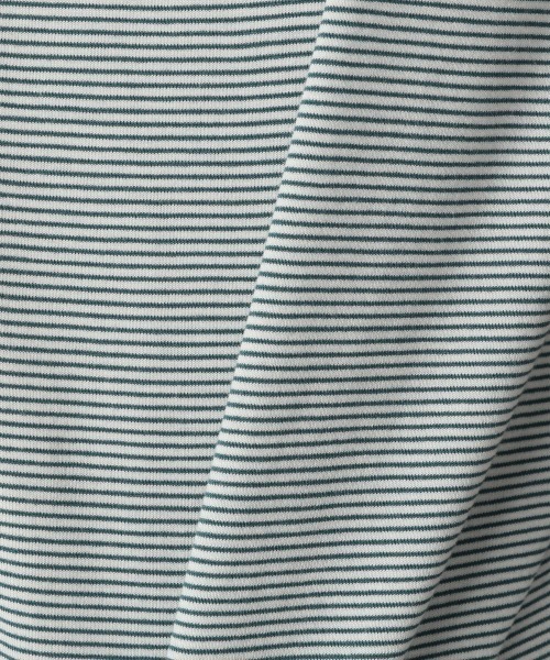 LOWRYS FARM（ローリーズファーム）の「ボーダーリンガーＴＳＳ　950357（Tシャツ/カットソー・レディース・イエロー/グリーン/ブラウン/ブラック・FREE）」の18枚目の写真