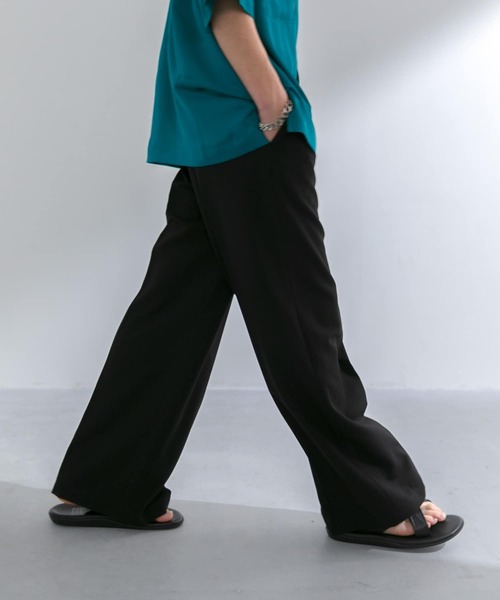 URBAN RESEARCH(アーバンリサーチ)の「URBAN RESEARCH iD T/Rワイドフレアパンツ(その他パンツ・メンズ・ブラック/ブルー/ホワイト系その他・MEDIUM/LARGE)」の14枚目の写真