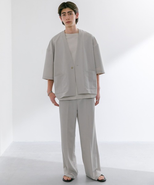 URBAN RESEARCH(アーバンリサーチ)の「URBAN RESEARCH iD T/Rワイドフレアパンツ(その他パンツ・メンズ・ブラック/ブルー/ホワイト系その他・MEDIUM/LARGE)」の18枚目の写真