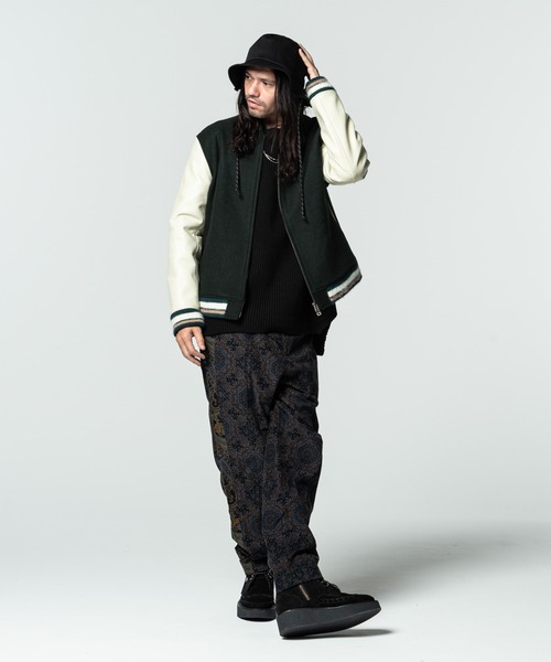 glamb（グラム）の「Oriental easy slacks / オリエンタルイージースラックス（スウェットパンツ・メンズ・ブラック/ブラウン・L/M/S）」の11枚目の写真