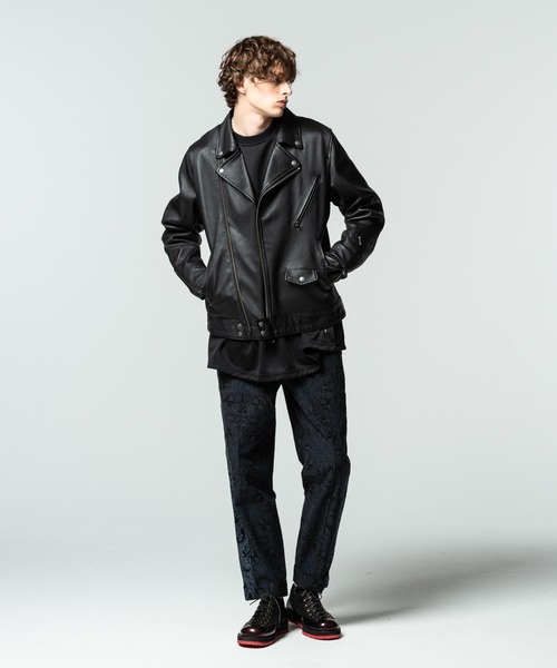 glamb（グラム）の「Oriental easy slacks / オリエンタルイージースラックス（スウェットパンツ・メンズ・ブラック/ブラウン・L/M/S）」の12枚目の写真