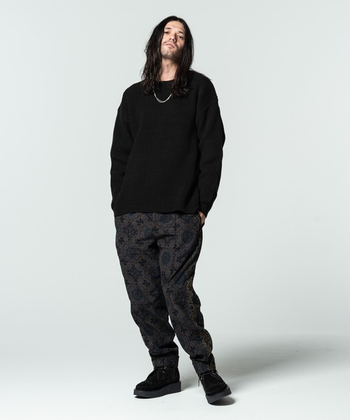 glamb（グラム）の「Oriental easy slacks / オリエンタルイージースラックス（スウェットパンツ・メンズ・ブラック/ブラウン・L/M/S）」の14枚目の写真