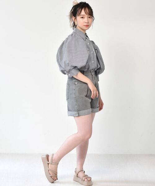 ems excite（エムズエキサイト）の「プラットフォームサンダル（サンダル・レディース・ブラック/ベージュ/アイボリー・MEDIUM/LARGE）」の20枚目の写真