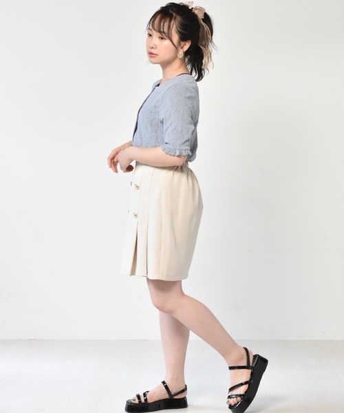 ems excite（エムズエキサイト）の「プラットフォームサンダル（サンダル・レディース・ブラック/ベージュ/アイボリー・MEDIUM/LARGE）」の9枚目の写真