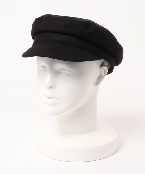 allureville（アルアバイル）の「ウールレーヨンキャスケット（キャスケット・レディース・ブラック/ブラウン・2）」の7枚目の写真