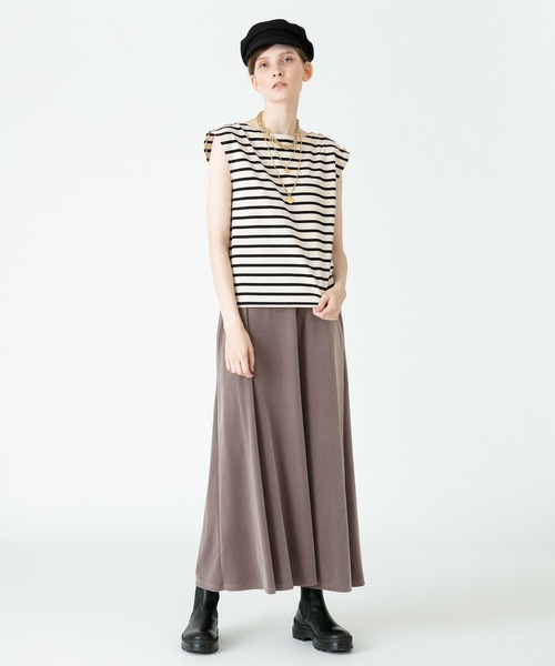 allureville（アルアバイル）の「ウールレーヨンキャスケット（キャスケット・レディース・ブラック/ブラウン・2）」の6枚目の写真