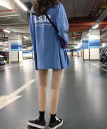 S.S.18.ボックスロゴバックプリントTシャツ【ZOZOTOWN限定】