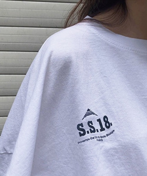 meJane(ミージェーン)の「S.S.18.ボックスロゴバックプリントTシャツ【ZOZOTOWN限定】(Tシャツ/カットソー・レディース・ホワイト/ブルー・FREE)」の8枚目の写真