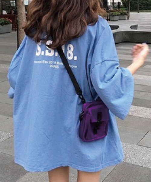 meJane(ミージェーン)の「S.S.18.ボックスロゴバックプリントTシャツ【ZOZOTOWN限定】(Tシャツ/カットソー・レディース・ホワイト/ブルー・FREE)」の13枚目の写真