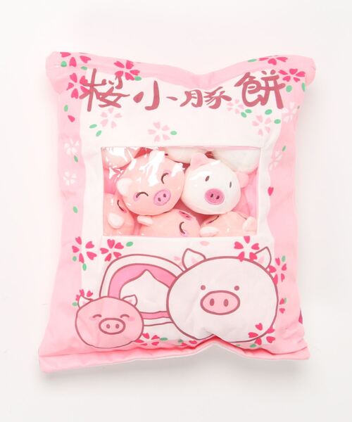 yururira(ユルリラ)の「お菓子パック風クッション(クッション/クッションカバー・レディース・A/B/C/D/E/F/G・FREE)」の5枚目の写真