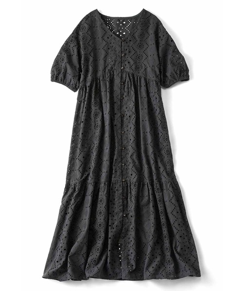 美品❇︎イエナラブークル カットワークレースワンピース 定価2.9万 綿100% IENA LA BOUCLE - ☆れんめり様専用☆イエナ ラブークル☆カット