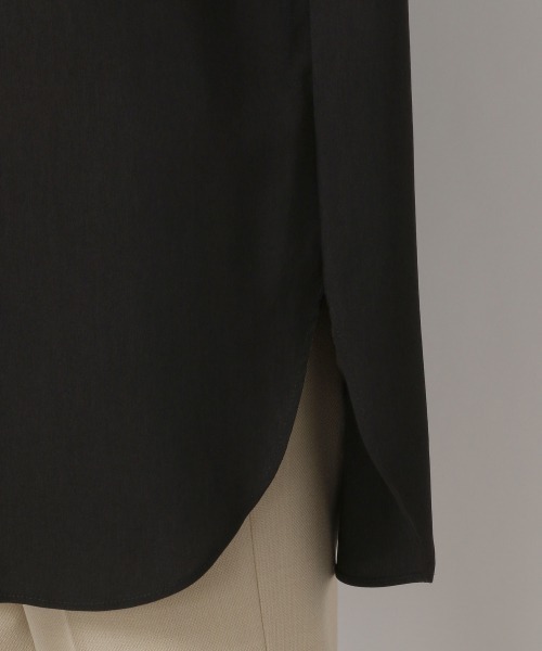 LOWRYS FARM（ローリーズファーム）の「バンドカラーチュニックＮＳ　959360（シャツ/ブラウス・レディース・オフホワイト/ブラック/ブラック系その他/オレンジ・FREE）」の10枚目の写真