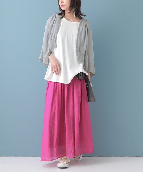 osharewalker(オシャレウォーカー)の「【廃盤】『バックデザインカットソー』(Tシャツ/カットソー・レディース・オレンジ/パープル/オフホワイト/ブルーグリーン/ブラック・FREE)」の19枚目の写真