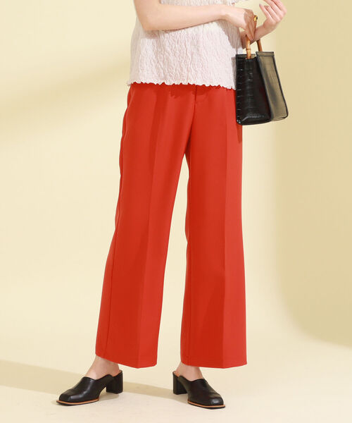 Ray BEAMS（レイビームス）の「Ray BEAMS / ストレッチ フレア パンツ（その他パンツ・レディース・オレンジ/ブラック/ライトブルー・0/1）」の3枚目の写真