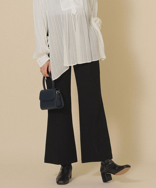 Ray BEAMS（レイビームス）の「Ray BEAMS / ストレッチ フレア パンツ（その他パンツ・レディース・オレンジ/ブラック/ライトブルー・0/1）」の6枚目の写真