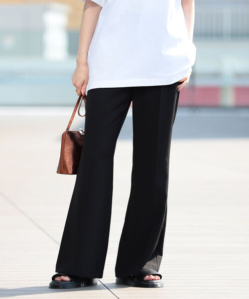 Ray BEAMS（レイビームス）の「Ray BEAMS / ストレッチ フレア パンツ（その他パンツ・レディース・オレンジ/ブラック/ライトブルー・0/1）」の9枚目の写真