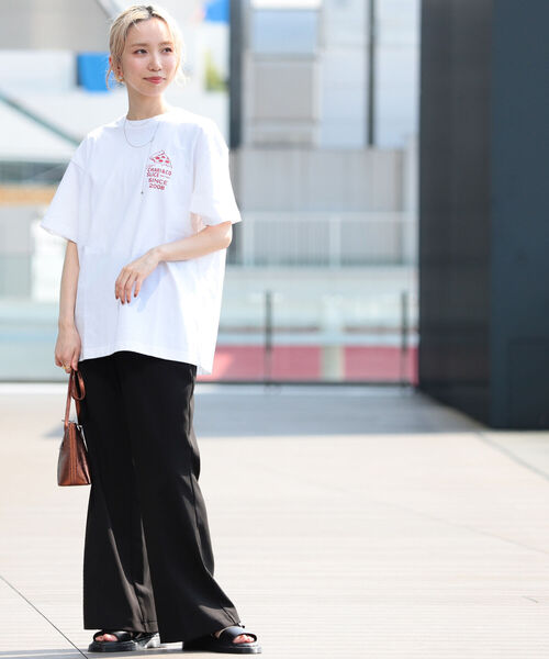 Ray BEAMS（レイビームス）の「Ray BEAMS / ストレッチ フレア パンツ（その他パンツ・レディース・オレンジ/ブラック/ライトブルー・0/1）」の10枚目の写真