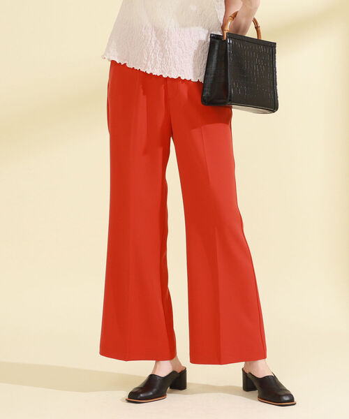 Ray BEAMS（レイビームス）の「Ray BEAMS / ストレッチ フレア パンツ（その他パンツ・レディース・オレンジ/ブラック/ライトブルー・0/1）」の12枚目の写真