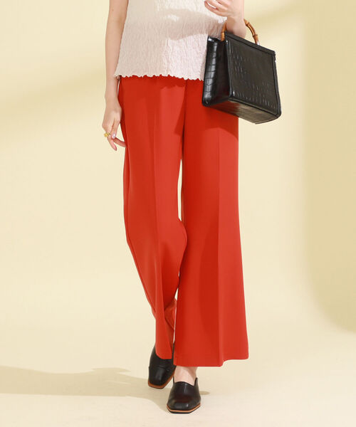 Ray BEAMS（レイビームス）の「Ray BEAMS / ストレッチ フレア パンツ（その他パンツ・レディース・オレンジ/ブラック/ライトブルー・0/1）」の13枚目の写真