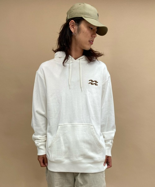BILLABONG(ビラボン)の「BILLABONG/ビラボン裏起毛 刺繍パーカー BB012-014(パーカー・メンズ・ホワイト/グリーン/グレー/ブラウン・L/M/XL)」の16枚目の写真