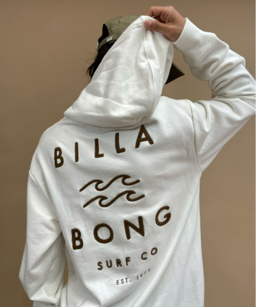 BILLABONG(ビラボン)の「BILLABONG/ビラボン裏起毛 刺繍パーカー BB012-014(パーカー・メンズ・ホワイト/グリーン/グレー/ブラウン・L/M/XL)」の5枚目の写真