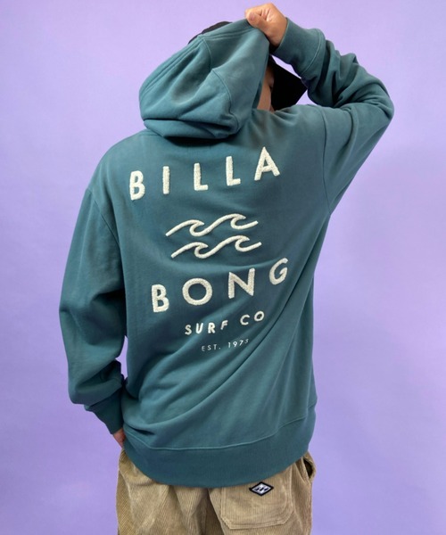 BILLABONG(ビラボン)の「BILLABONG/ビラボン裏起毛 刺繍パーカー BB012-014(パーカー・メンズ・ホワイト/グリーン/グレー/ブラウン・L/M/XL)」の20枚目の写真