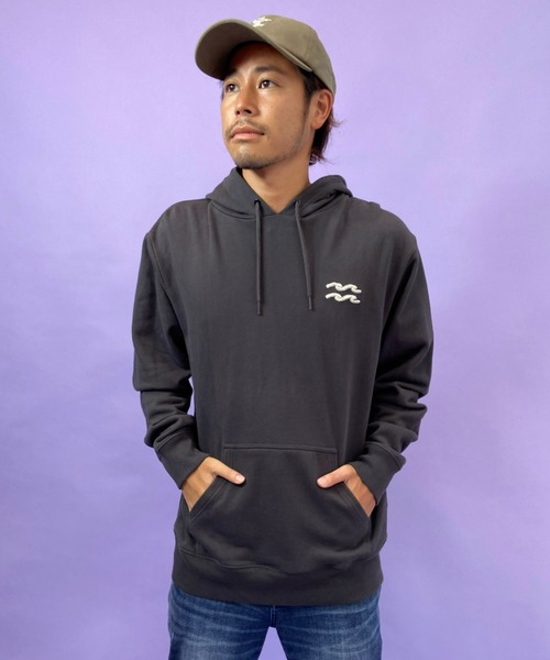 BILLABONG(ビラボン)の「BILLABONG/ビラボン裏起毛 刺繍パーカー BB012-014(パーカー・メンズ・ホワイト/グリーン/グレー/ブラウン・L/M/XL)」の17枚目の写真