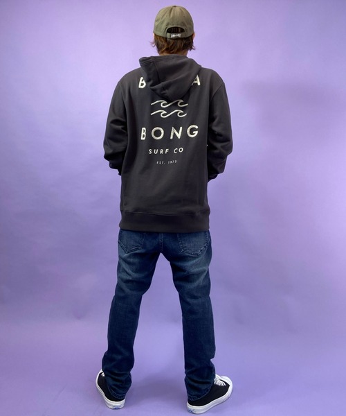 BILLABONG(ビラボン)の「BILLABONG/ビラボン裏起毛 刺繍パーカー BB012-014(パーカー・メンズ・ホワイト/グリーン/グレー/ブラウン・L/M/XL)」の12枚目の写真