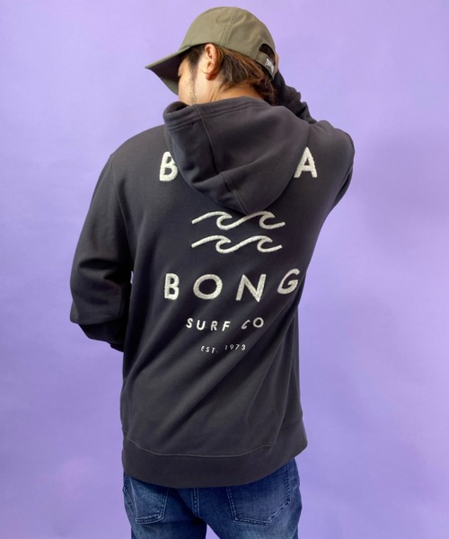 BILLABONG(ビラボン)の「BILLABONG/ビラボン裏起毛 刺繍パーカー BB012-014(パーカー・メンズ・ホワイト/グリーン/グレー/ブラウン・L/M/XL)」の6枚目の写真