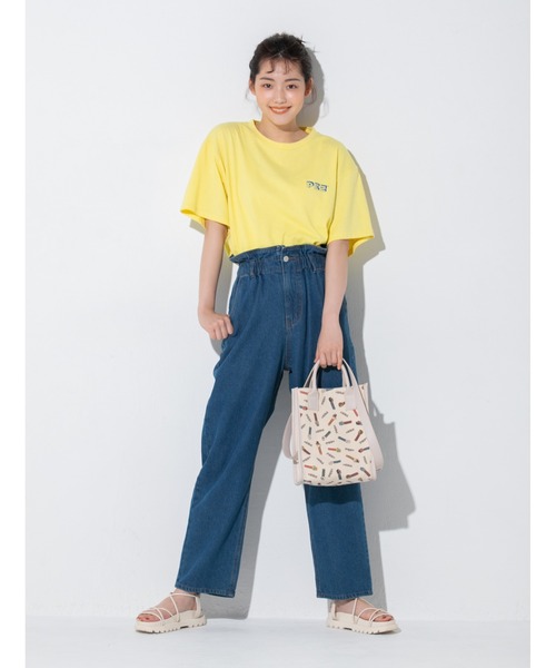 fifth calin（フィフスカラン）の「【PEZ×calin】総柄スクエアショルダーバッグ（ショルダーバッグ・レディース・ブラック/ベージュ・FREE）」の6枚目の写真