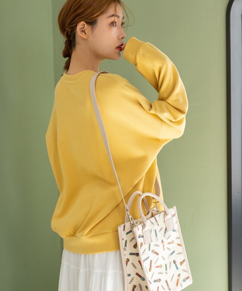 fifth calin（フィフスカラン）の「【PEZ×calin】総柄スクエアショルダーバッグ（ショルダーバッグ・レディース・ブラック/ベージュ・FREE）」の9枚目の写真