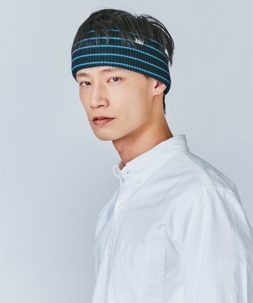 OVERRIDE(オーバーライド)の「OVERRIDE MULTI STRIPES HEADBAND(ヘアバンド・メンズ・ブラウン/ネイビー/ブラック・57~59cm)」の4枚目の写真
