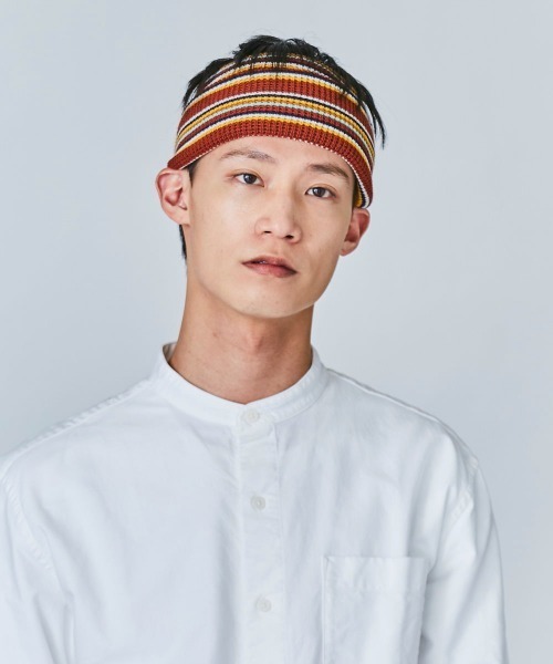 OVERRIDE(オーバーライド)の「OVERRIDE MULTI STRIPES HEADBAND(ヘアバンド・メンズ・ブラウン/ネイビー/ブラック・57~59cm)」の7枚目の写真