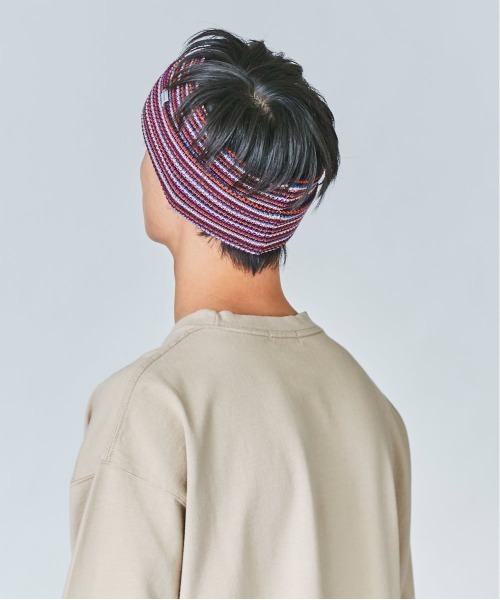 OVERRIDE(オーバーライド)の「OVERRIDE MULTI STRIPES HEADBAND(ヘアバンド・メンズ・ブラウン/ネイビー/ブラック・57~59cm)」の12枚目の写真